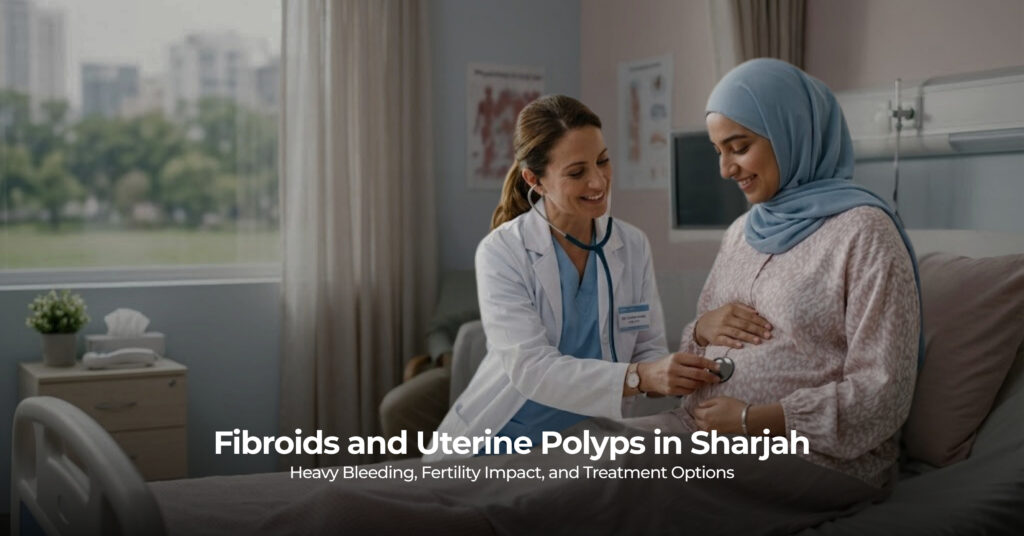 Fibroids and Uterine Polyps in Sharjah: Heavy Bleeding, Fertility Impact, and Treatment Options 1 Fibroids and Uterine Polyps in Sharjah: Heavy Bleeding, Fertility Impact, and Treatment Options Prenatal Care