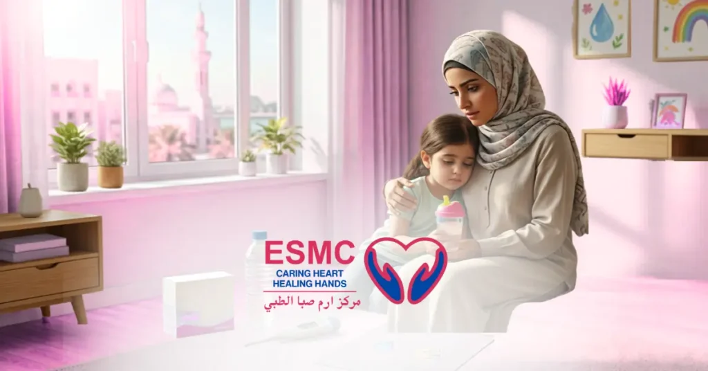 summer diarrhoea in children in Sharjah