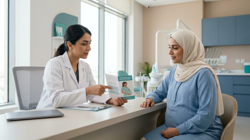 bleeding gums in pregnancy Sharjah
